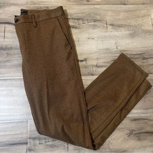 Mustard Yellow Houndstooth skinny trousers | Forever 21 | size 32